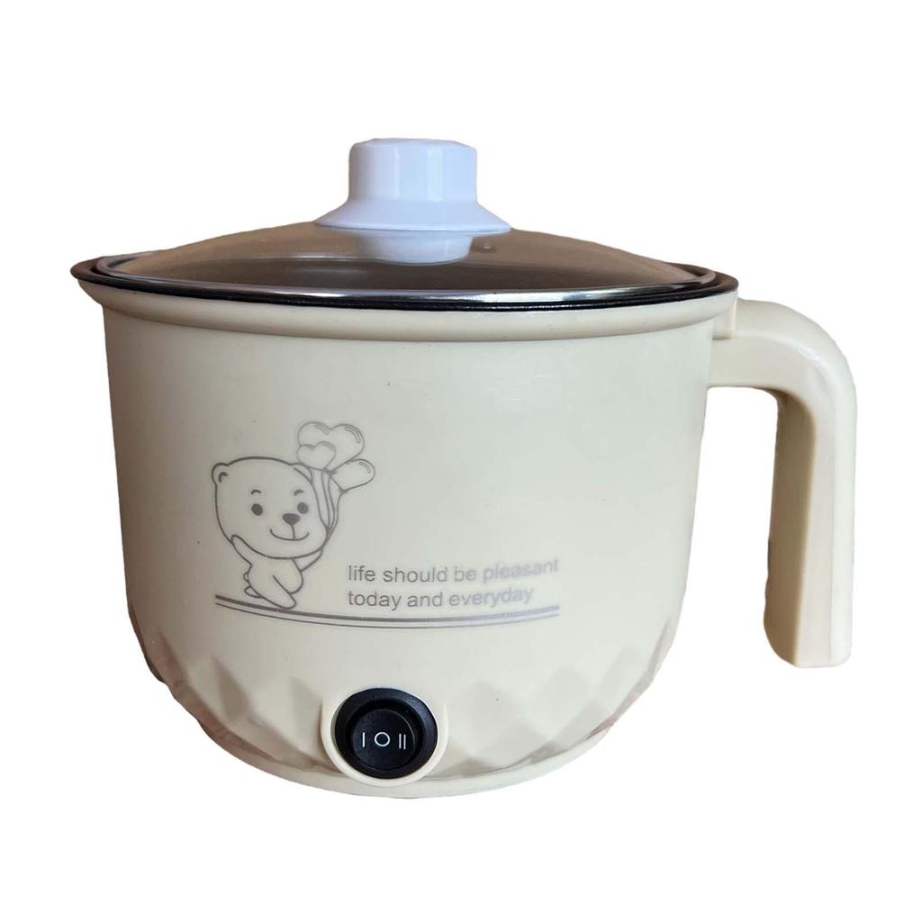 Электрическая кастрюля из нержавеющей стали, электрическая сковорода, маленькая рисоварка, мини-варка для лапши, овсянки, пельменей, жареных макаронных изделий