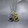 Chinese Dragon Pendant Necklace, 2024 Year of The Dragon Zodiac Jewelry