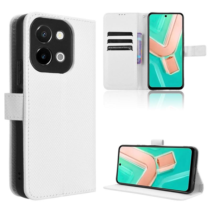 Flip Cover For Vivo Y28 4G Leather Case [Flip Vintage Leather] Shockproof Durable Retro Phone Case