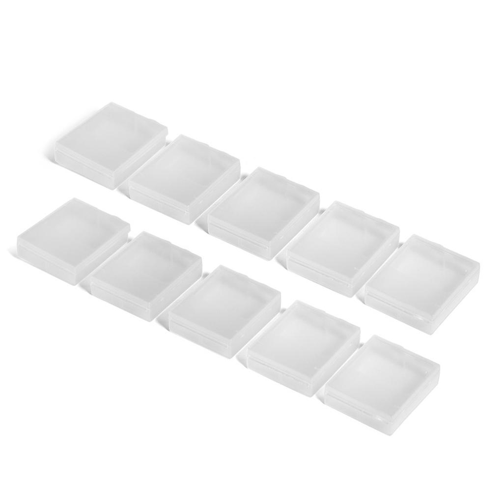 10pcs Clear Plastic Dampproof Battery Holder Storage Box Case Container for Gopro 3 4 5 6