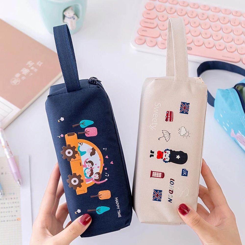 Чехол для ручек, школьные принадлежности, большой емкости, пенал, сумка для карандашей, сумка на молнии, сумка для ручек с героями мультфильмов