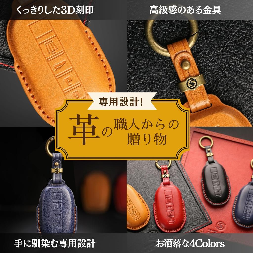 Key Cover Key Case for Crown Crown H37 Series Luxury smasolCrown Sport, Crossover, RS, Z, G, X, H30, H35, (3D Crown, Camel)
