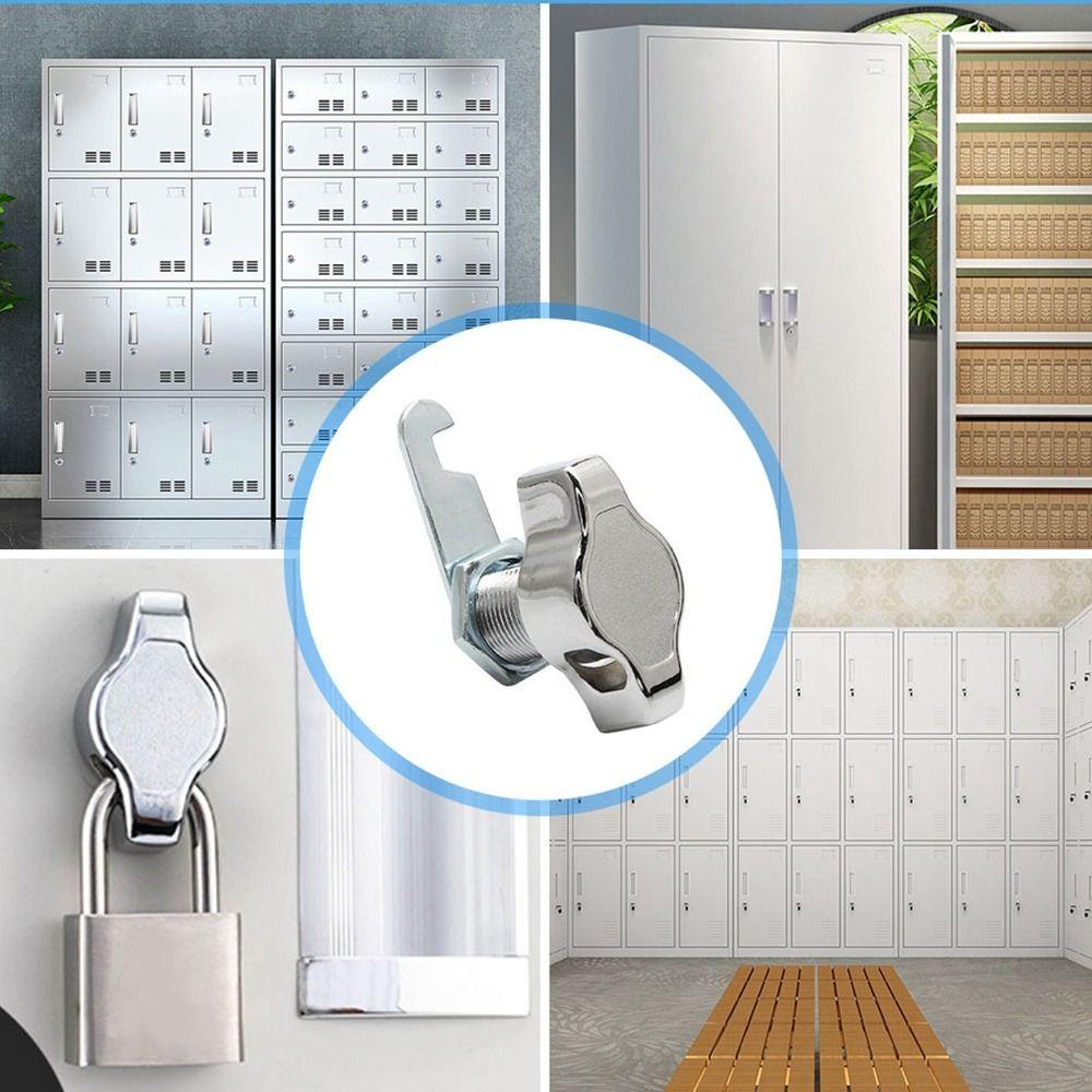 Zinc Alloy Cabinet Door Padlock Keyless Mechanical Door Lock New Furniture Padlock Cabinet Mailbox
