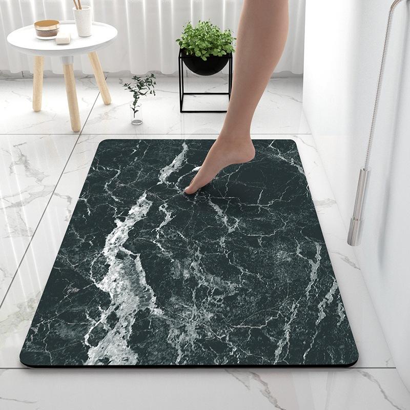 Absorbent Mat Bathroom Soft Mat Light Luxury Toilet Toilet Absorbent Mat Door Quick Drying Door Mat Non-slip Mat