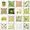 Cute Cartoon Fruit Pattern Printing Pillowcase Decorative Cushion Cover Living Room Sofa Pillowcase
