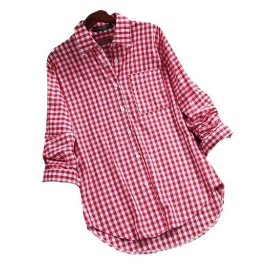 Женская рубашка с лацканами и длинными рукавами, рубашка средней длины с карманом, однобортная рубашка свободного покроя, уличная одежда