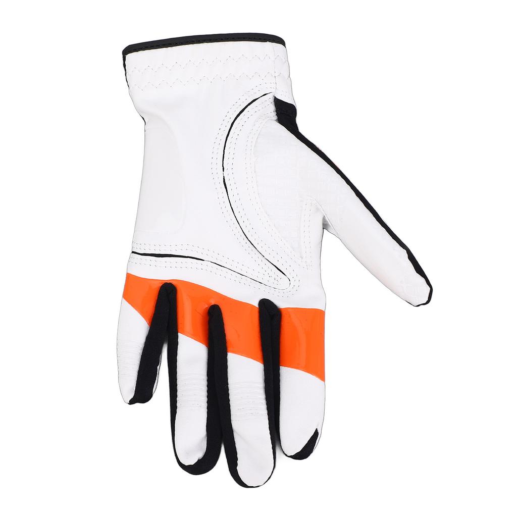 Left Hand Golfing Glove Non Slip Silicone Grip Swing Locating Glove for Daily Training Size 25 (for Men)