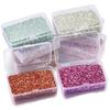 30-80 г измельченное стекло, смола для заливки, для DIY, силиконовая форма для эпоксидной смолы, неровные осколки, для нейл-арта, эпоксидные поделки, наполнитель