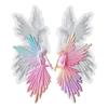 Crystal Drop Glue DIY Angel Mold Handmade Creative Symmetrical Left And Right Blowing Flute Wings Fairy Mirror Silicone Mold