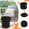 1/2Pcs Garden Waste Bag 37.8L Leaf Waste Bag Large Capacity Collapsible Garden Bag Space Saving Pop Up Trash Can for Outdoor