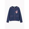 Benetton Кардиган с капюшоном Heart Apple Point Bakcf1611