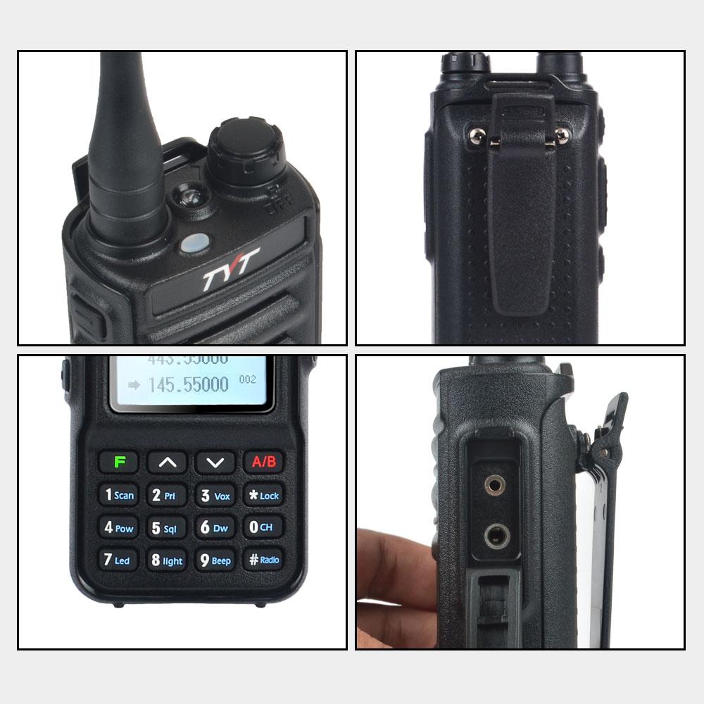 TYT TH-UV88 VOX двухдиапазонная рация VHF 136-174 МГц и UHF 400-480 МГц 5 Вт 200 каналов скремблер портативная двухсторонняя радиостанция TYT FM радио