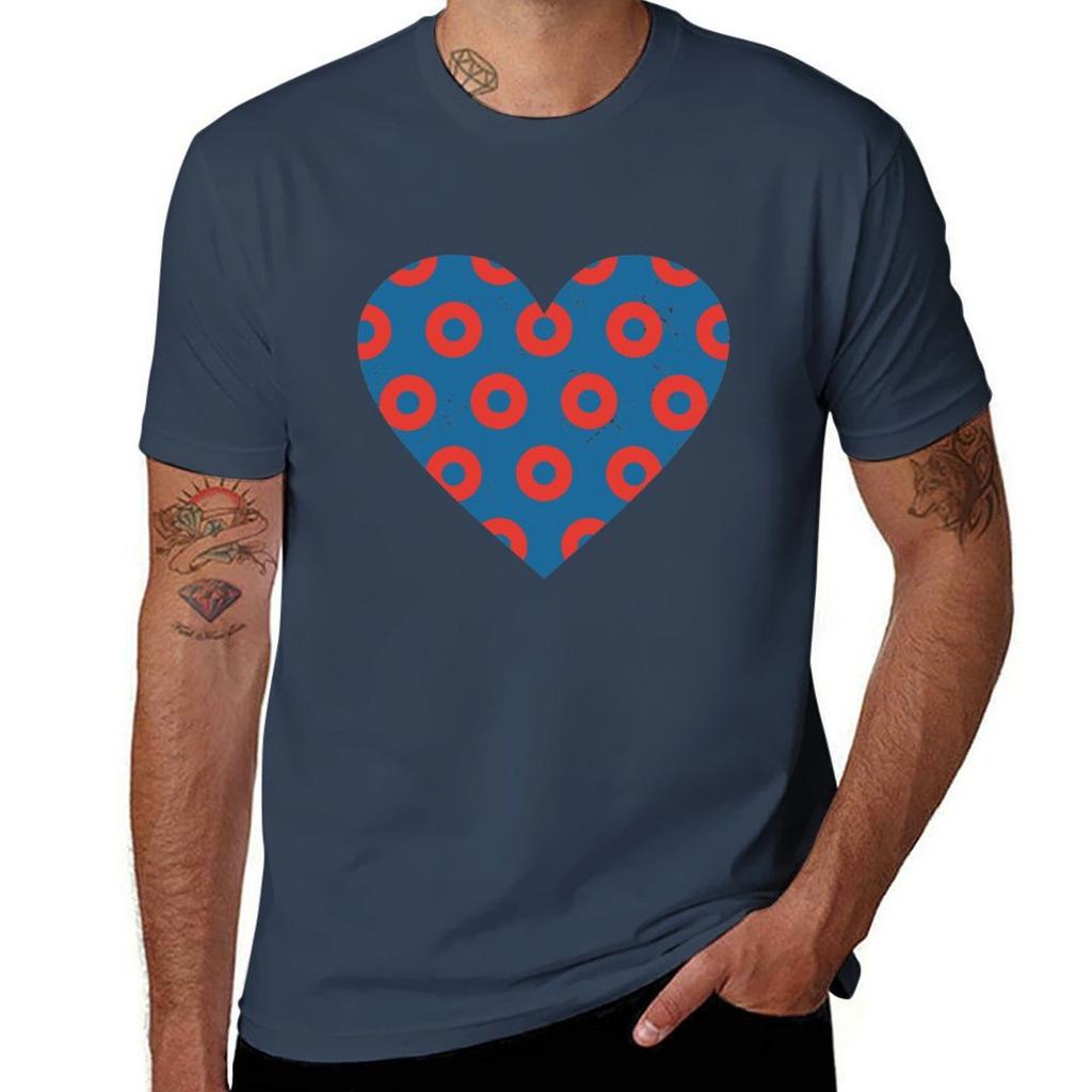 Phish Fishman Donut Heart T-shirt T Shirts For Man Cotton Soft Man T Shirt Luxury Printed T Shirts For Man T-shirt