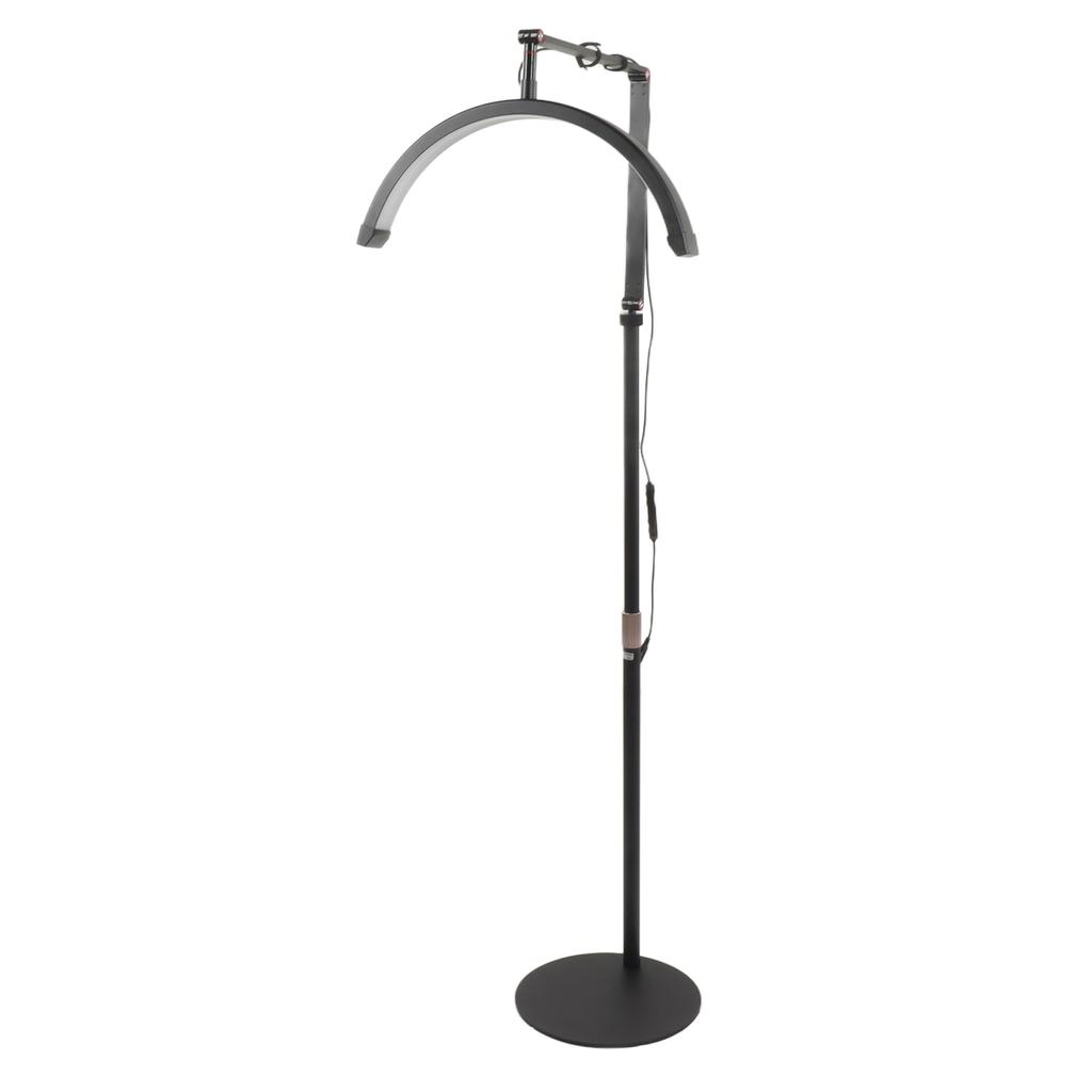 Beauty Salon Floor Light Half Moon LED Eyelash Lamp 3 Color Temperature 10 Levels Brightness
