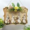 Wooden Door Hanging Creative Wall Hanging Pendant Easter Decoration Hanging Photography Props