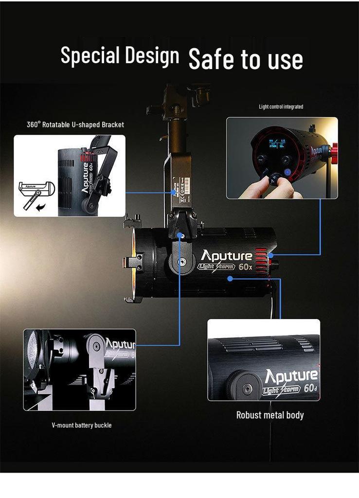 Студийный заполняющий свет Aputure LS 60X (2700К-6500К)