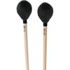 Marimba Mallets, 1 Pair Marimba Mallets Medium Hard Yarn Head with Maple Handle for Percussion Playing MQ‑06 (Black)