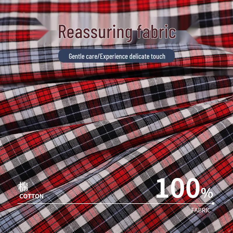 LANGSHA Мужские свободные клетчатые боксеры