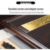 Yingtang Solid Black Ebony Automatic Tea Tray Set