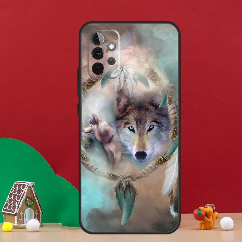 Чехол Животное Волк Воющий Для Samsung Galaxy A55 A52 A32 A12 A33 A06 A16 A26 A36 A56 A15 A53 A13 A34 A54 A14 A17