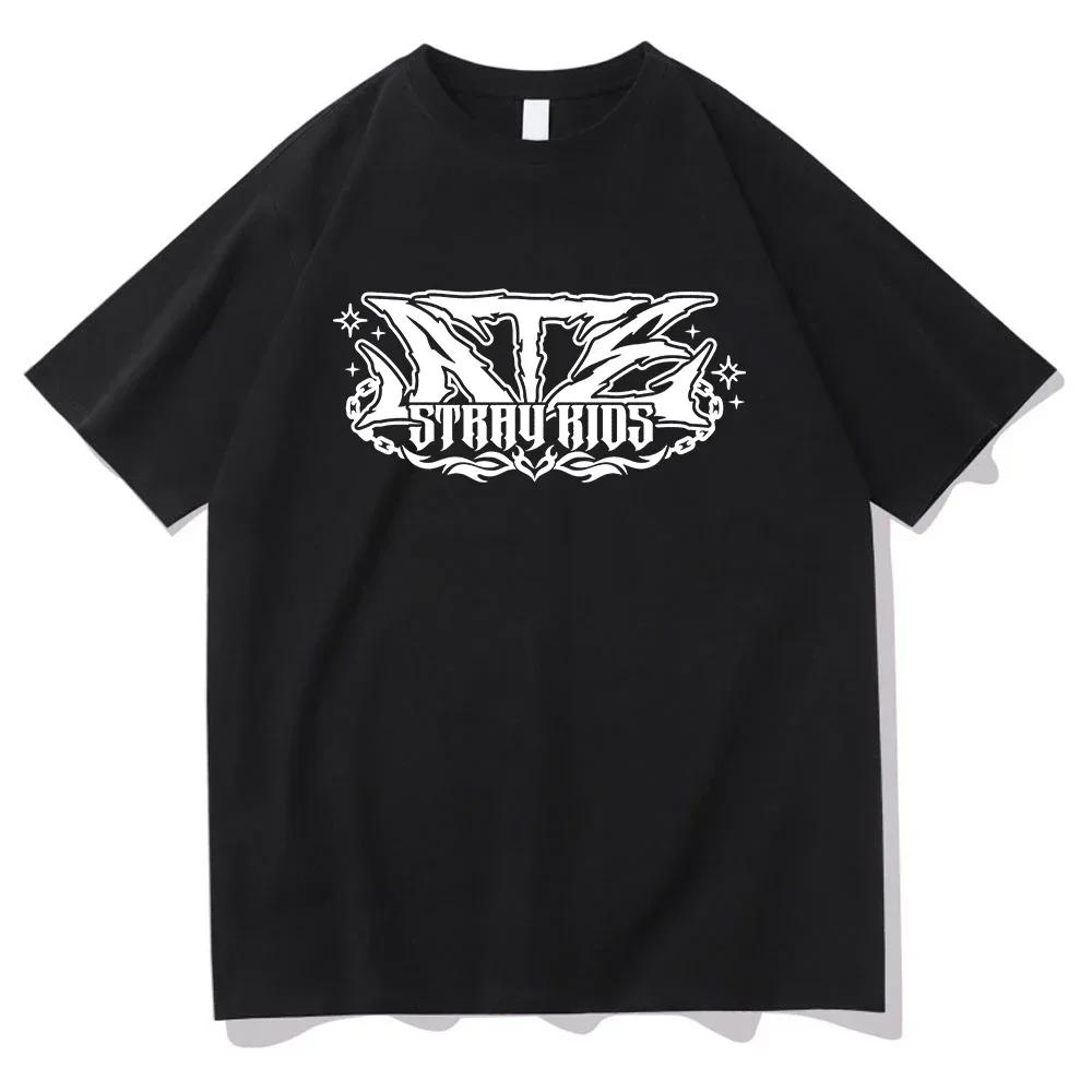 Альбом Ate Chk Chk Boom Принтованная футболка Корейская мода Женская эстетика Хип-хоп Ретро футболка Летние женские повседневные топы с круглым вырезом