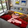 Нескользящие коврики в стиле аниме Наруто для гостиной, удобный ковер, мягкий напольный коврик, коврики для спальни, коврик для дома, большой пушистый коврик