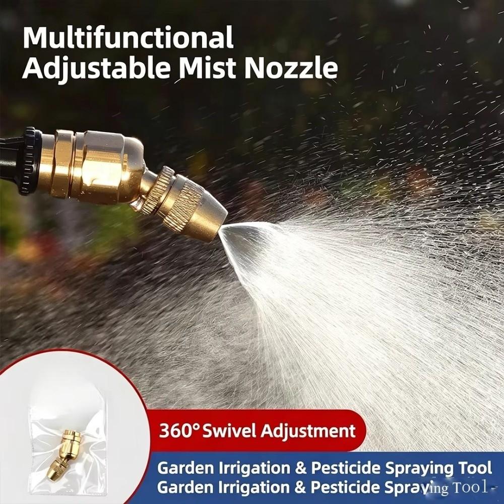 Brass Brass Spray Nozzle 360° Adjustable Atomizing Tip Pesticide Sprayer Nozzle Pesticide Spraying