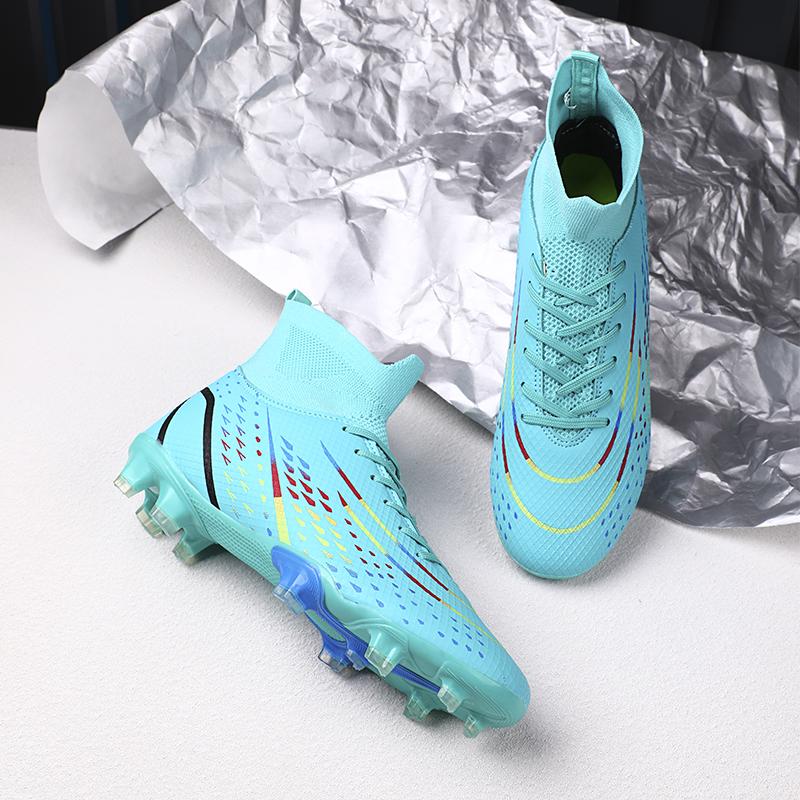 2024 Мужские футбольные бутсы большого размера Сверхлегкие футбольные бутсы для мальчиков Кроссовки Нескользящие футбольные бутсы AG/TF Ботильоны унисекс