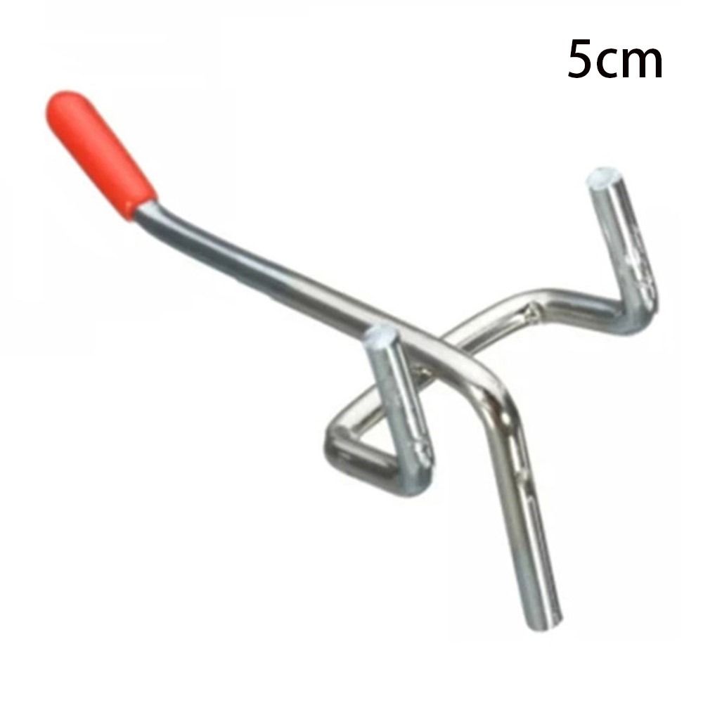 1Pcs Storage Rack Hole Board Hook Steel Wall Mount Oblique Hanger with Rubber Cover Hardware Tool Pegboard Hook