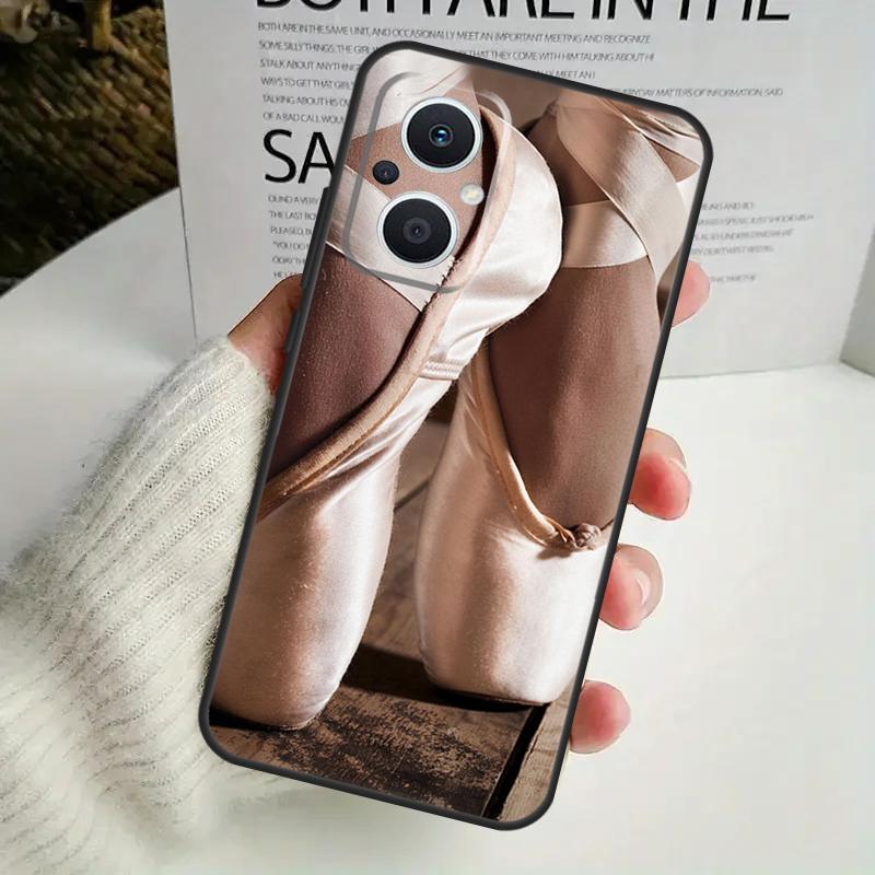 Чехол для телефона с балериной и пуантами для OPPO Reno 8 7 Lite 8T 11 12 13 14 14F 10 Pro OPPO Find X8 X6 X5 X9 Pro