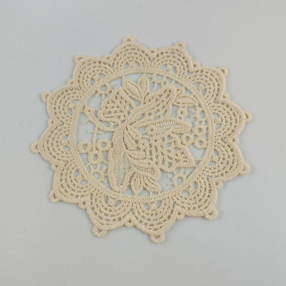 Кухонные принадлежности Изоляция Обеденный коврик Салфетка Чехол для стола Кружево Вышитая подставка под стакан