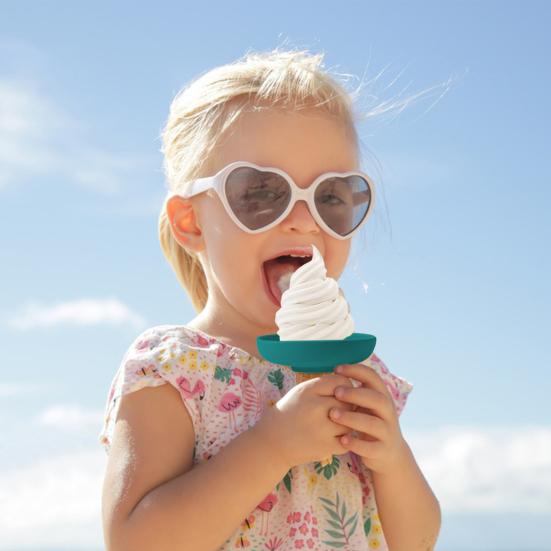 2/3 шт. силиконовые держатели для мороженого для детей, многоразовые, непротекающие, легко моющиеся, двухфункциональные аксессуары для мороженого