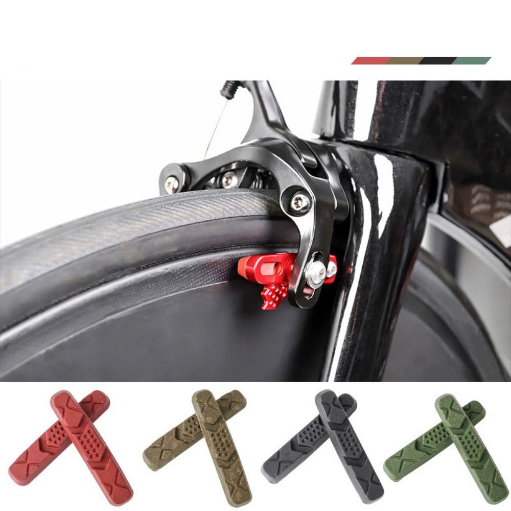1 Pair Caliper Brake Pads Bicycle V-brake Pads Bicycle Brake Shoes Block Road Folding Bicycle