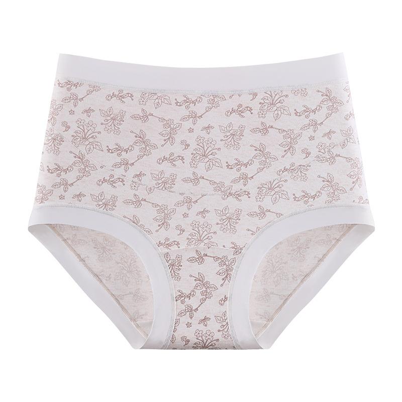 Женские весенне-осенние трусы из чистого хлопка медицинского класса 10A с антибактериальной ластовицей, с высокой посадкой и поддержкой живота, специальные трусы для беременных