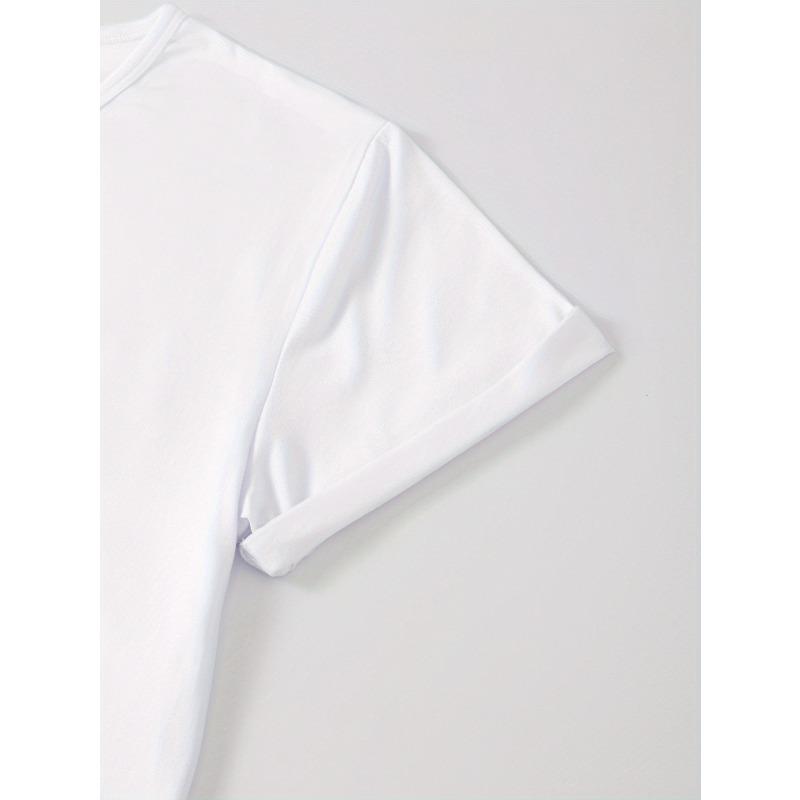 European Size A Hand-painted Version of Wings Butterfly Letter Love A Hand-painted Feathered Print Crew-neck T-shirt,