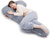 Body Soft 7 Shape Body Fits the Body Side Sleeping Angel Body Hug Laying Gray Pillow, Pillow, Body, Pillow, Sleeping, Snoring, Pillow, Pillow,
