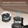 SMALLRIG Camera Monitor Mount with Cold Shoe for Horizontal Vertical Shooting &