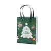 Санта Клаус Рождественский Подарок ПВХ Сумка-Тоут - Квадратный Сувенир и Упаковка для Яблок на Рождественский Сочельник