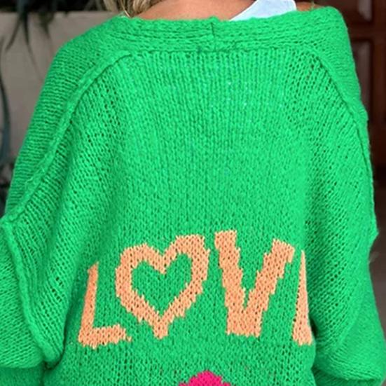 Women Sweater Jacket Lightweight Thermal Knit Cardigan Solid Color Long Sleeve Elegant Coat for Casual Daily Wear Work Shopping