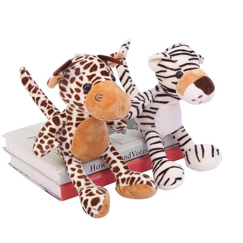 Tiger Cute Cartoon Leopard Deer Lion Plush Toy Companions Girl Kid Gift Birthday