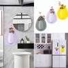 Silicone Flower Vase Self Adhesion Hydroponics Planter Vase Sticker Wall for Glass, Wall, Window, Party,Wedding,Festival,Home,Kitchen, Fridge Door