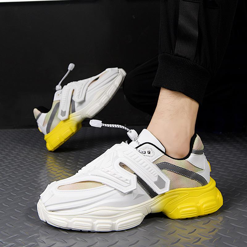 Fashion Designer Style Men Shoes Autumn Comfortable Men's Thick Platform Sneakers Fashion Casual Shoes Sports Trainers Tenis