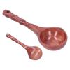 Textured Grip Bamboos Joint Ladle Long  Handle Household  Dipper Hanging Grain Scoop  Rice Cleaning