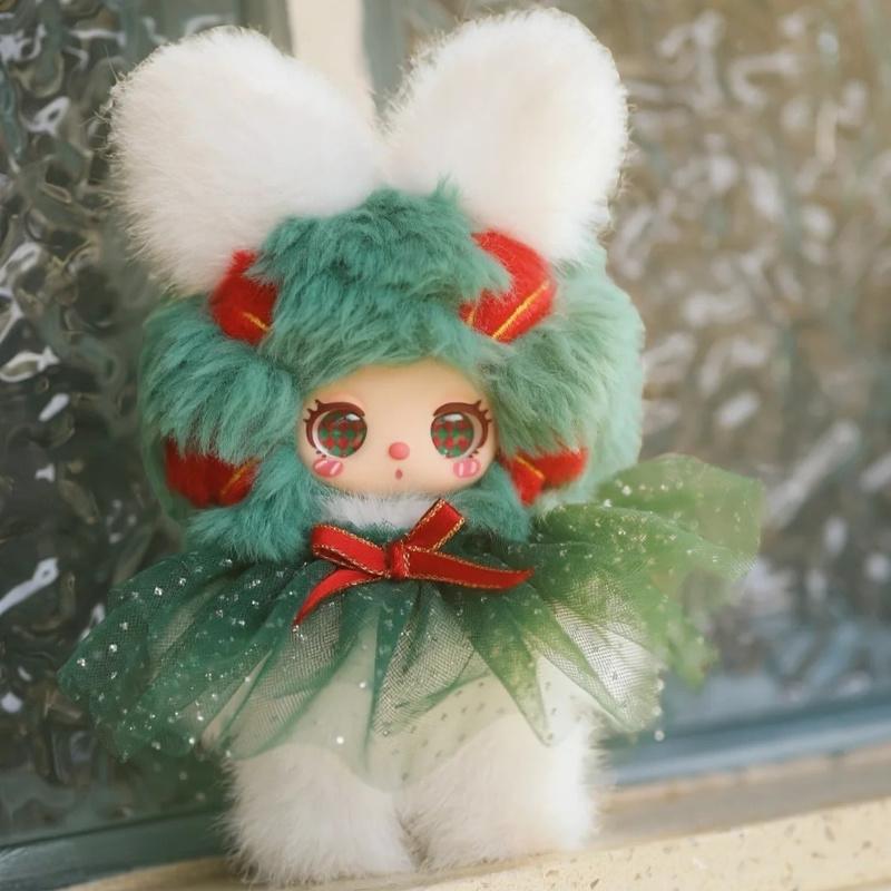 Genuine Liila Christmas Adventure Series Blind Box Handmade Plush Cute Christmas Tree Decorations Doll Model Mystery Box Gift
