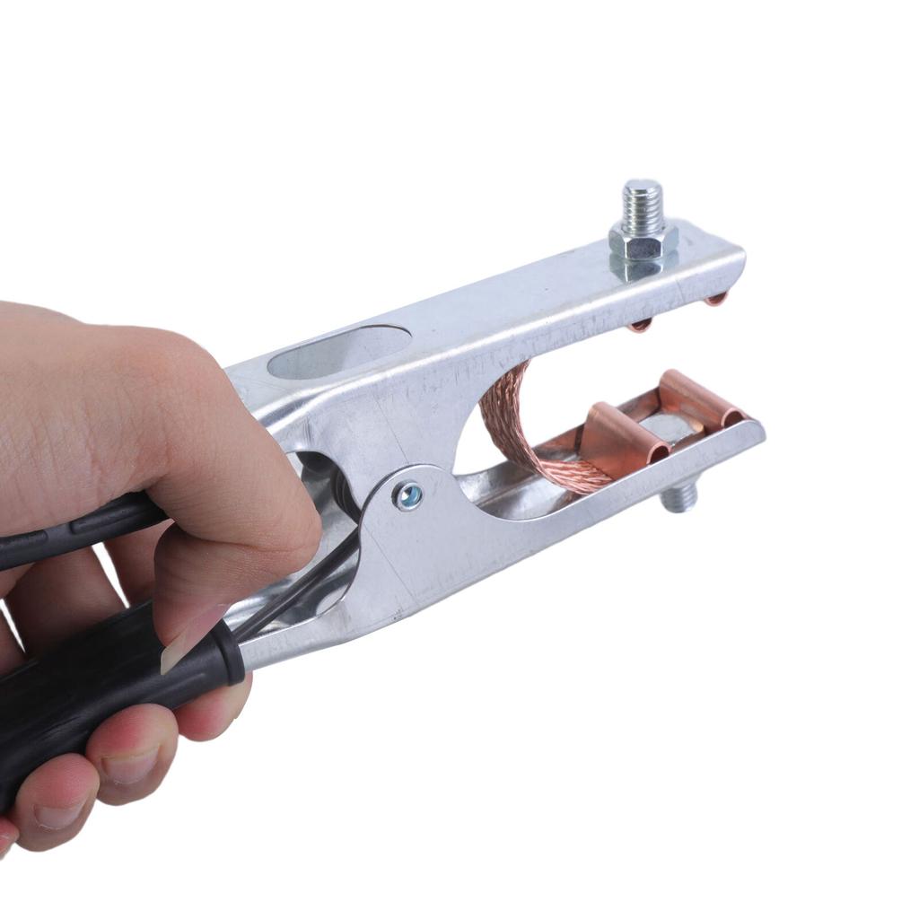 500A Welding Ground Clamp High Conductivity Ergonomic Welding Clamp Suitable for MIG MMA TIG ARC Plasma Cutting Machine