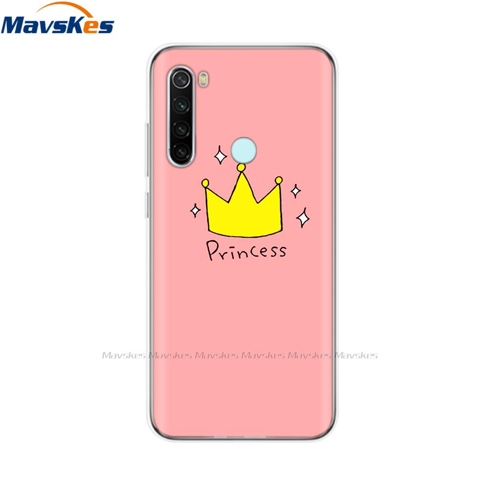 Чехол для телефона для Xiaomi Redmi Note 8T Чехол 6,3" Силиконовый Мягкий ТПУ Задняя крышка для Redmi Note 8 8T Note8 Pro Чехол Защитный корпус Coque