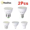 2 Pcs GU10 LED Bulb E27 E14 Spot Lamp 48 60 80LEDs Bulb 220V GU 10 LED Bulb MR16 Gu5.3 Spot Light B22 5W 7W 9W