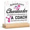 Baseball Coach Gifts for Men Women, Thank You Appreciation Gifts for Baseball Coach Clear Acrylic Desk Decorative Sign Home Office Decor