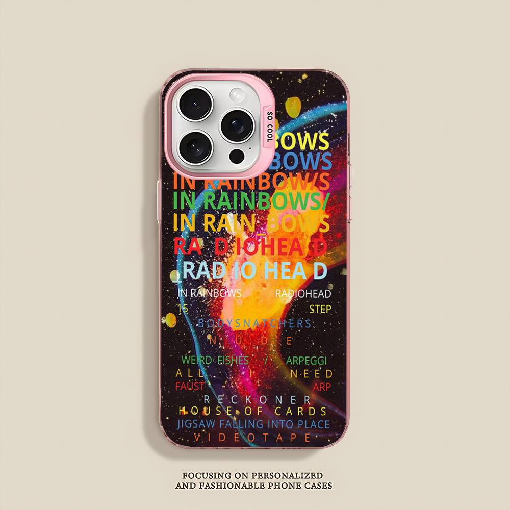 Fashion Design Radiohead Phone Case For iPhone 17 16 15 14 13 MAX Matte Shockproof Back Anti Fall Matte Cover