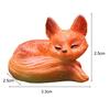1/3/6Pcs Mini Fox Figurines Resin Miniature Foxes Landscape Fox Figurine Party Favors Garden Home Decor